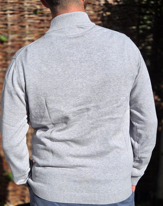 Cashmere half-zip sweater