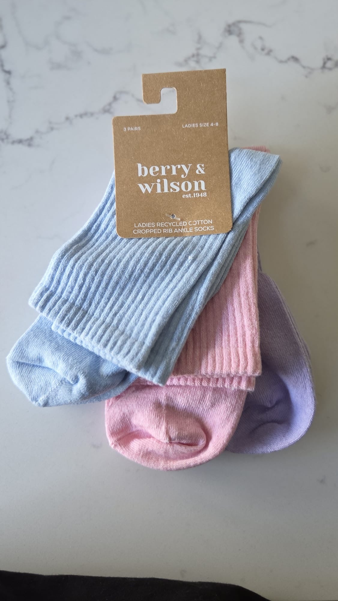 Berry & Wilson Ladies Ankle Socks